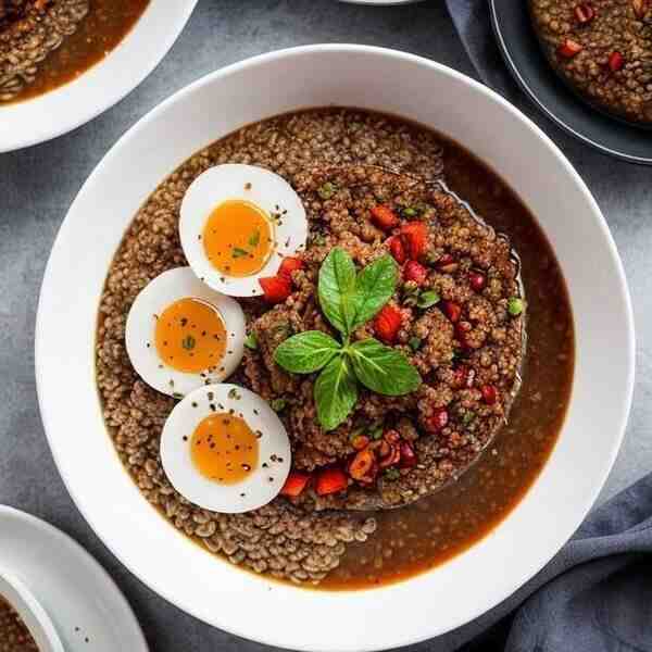 Каша гречневая с тушeнкой